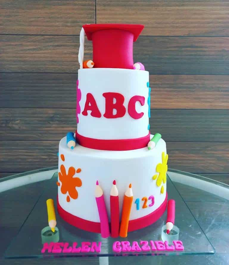 Foto bolo de formatura ABC