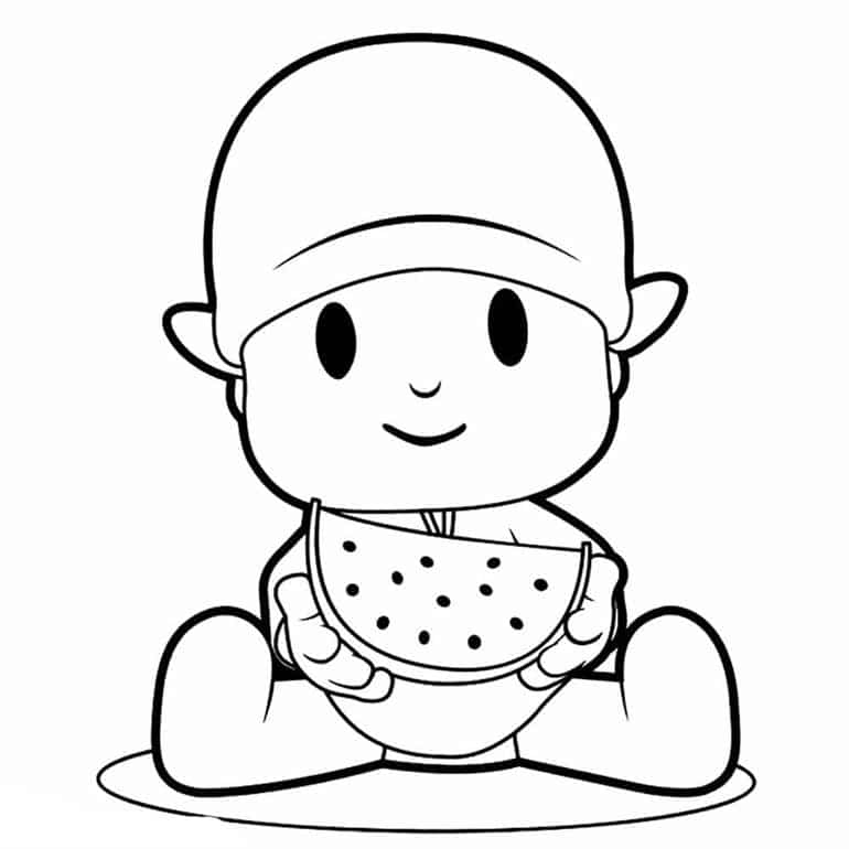 Pocoyo para colorir: 42 desenhos superdivertidos para pintar