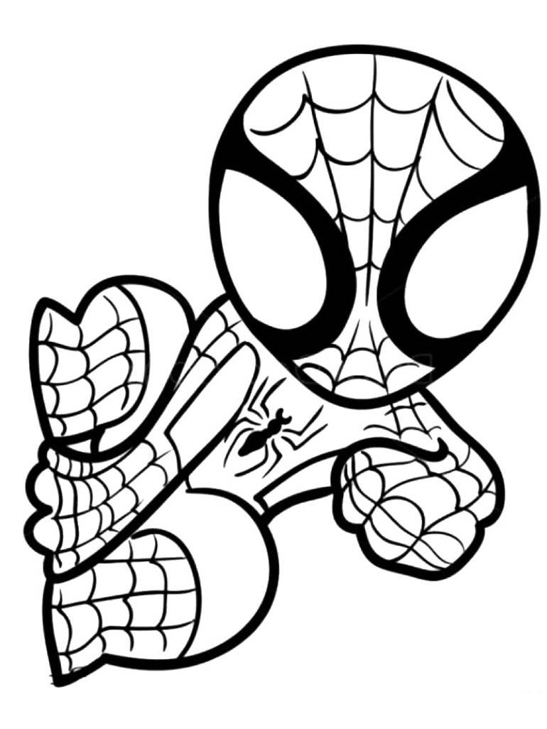 Desenho Para Colorir Homem Aranha Baby Mais Desenhos Legais No Site My XXX Hot Girl