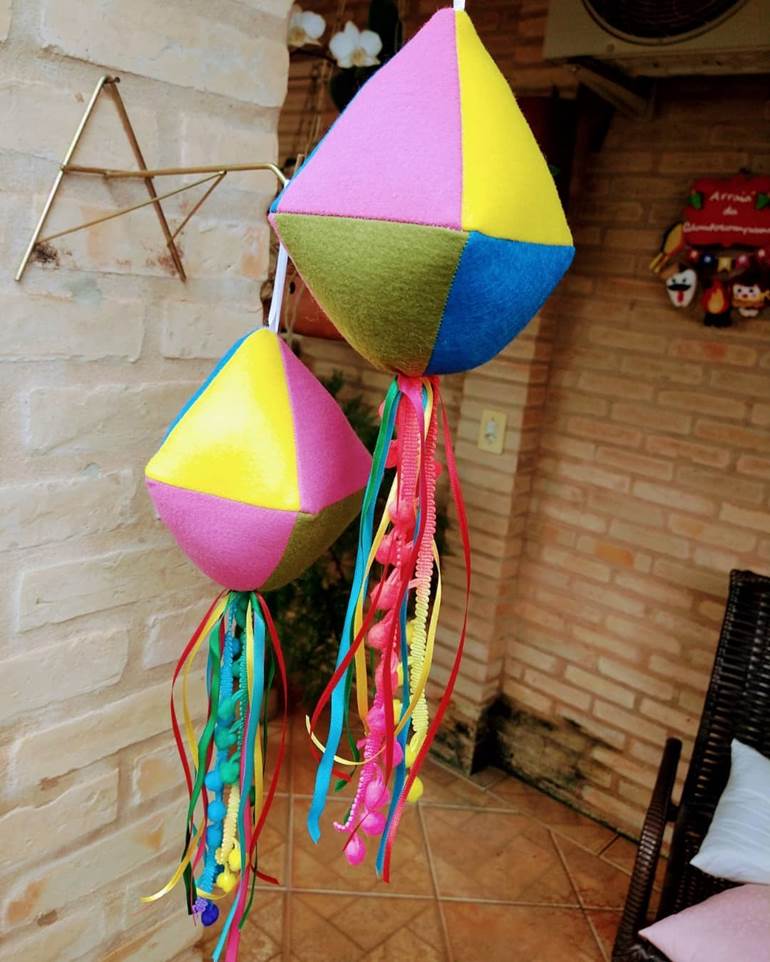 Balão feito de pelúcia