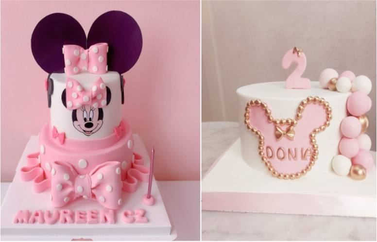 Bolos luxuosos da minnie