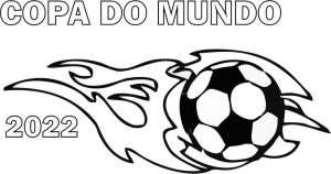 desenho copa 2022 para colorir