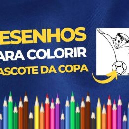 desenho do mascote da copa