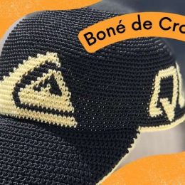 ideias de bones de croche