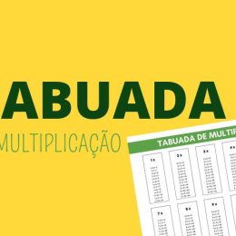 tabuada de multiplicação