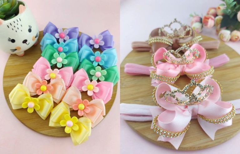 30 Laços de cabelo infantil diferentes e encantadores