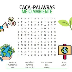 Caça palavras meio ambiente