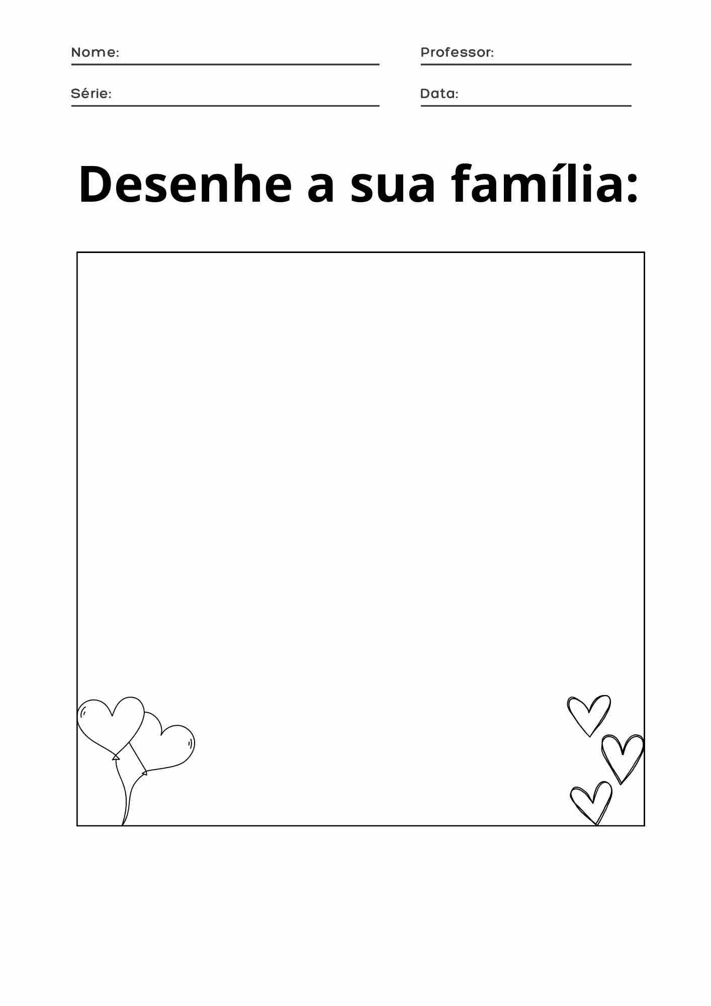 desenho da familia