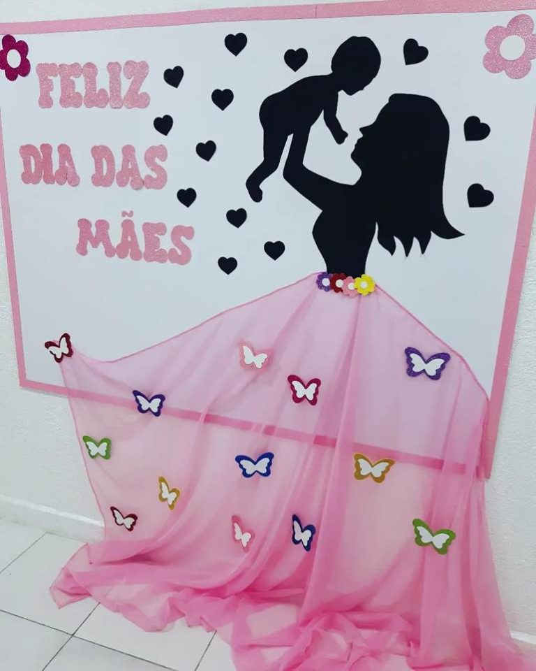 Mural para o dia das Mães: 34 modelos fáceis de fazer e baratos