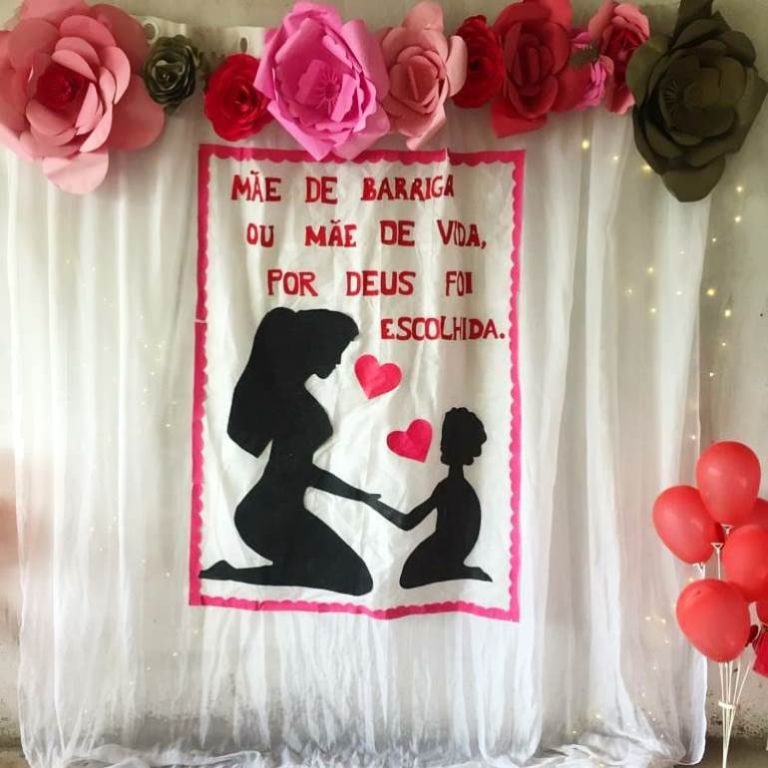 Painel Dia das Mães para igreja passo a passo