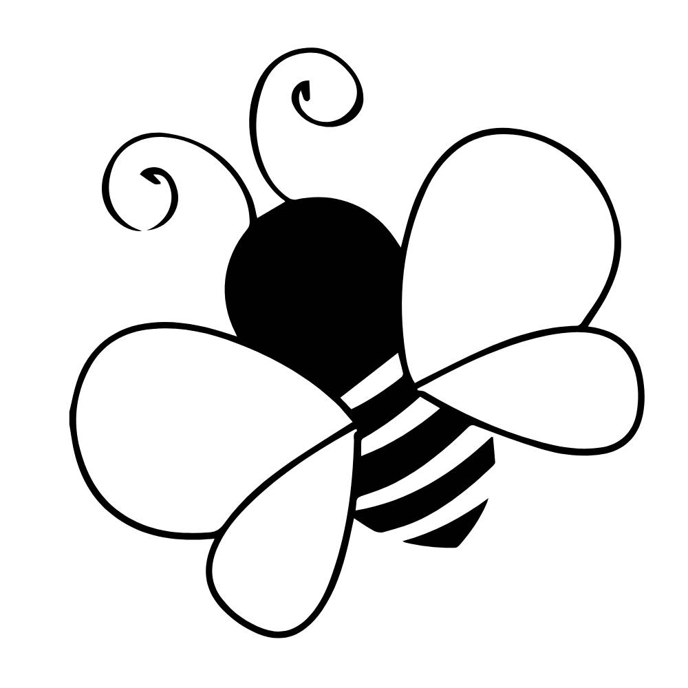 Molde de abelha de asa simples