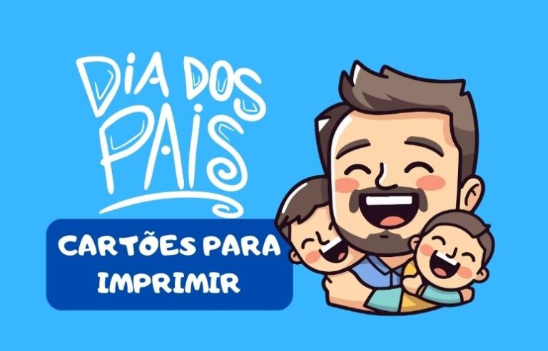 CARTAO DE DIA DOS PAIS PARA IMPRIMIR - Como Fazer Artesanatos
