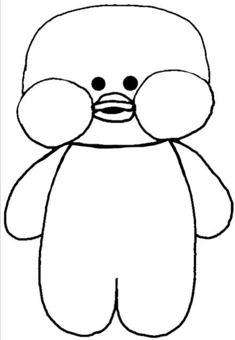 Paper Duck Para Imprimir E Pintar