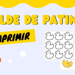 molde de patinho para imprimir