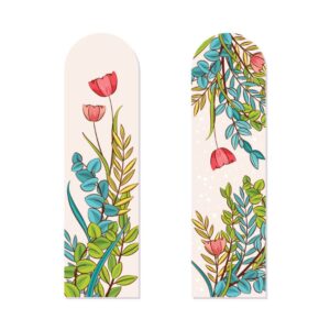 marcador de pagina floral
