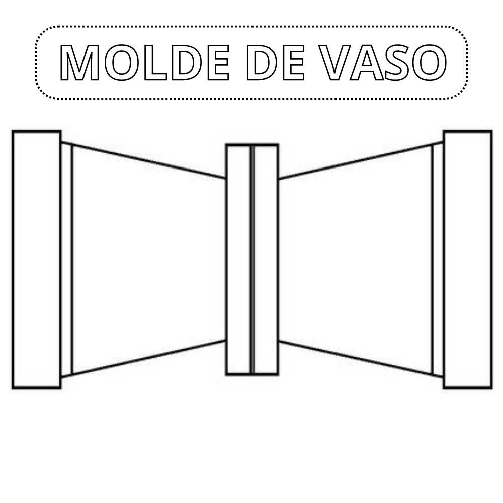 molde de vaso para imprimir 