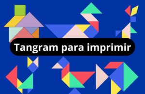 Tangram para imprimir, recortar e montar em PDF